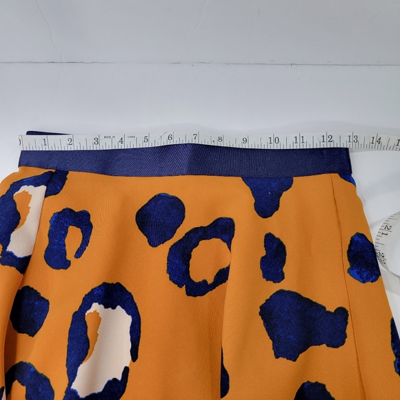 3.1 Phillip Lin Leopard Print Circle Flowy Cute Mini Skirt - Picture 9 of 11